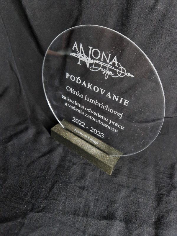 Ďakovná plaketa (typ 2) - Image 2